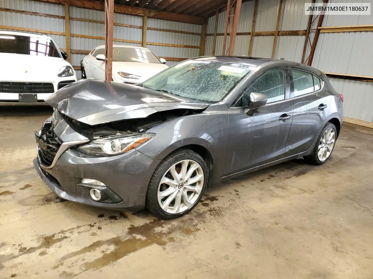 2014 Mazda 3 Grand Touring VIN: JM1BM1M30E1180637 Lot: 72910664