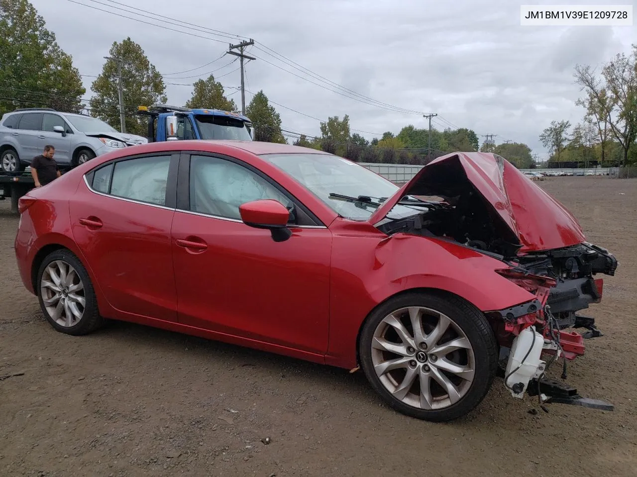 2014 Mazda 3 Touring VIN: JM1BM1V39E1209728 Lot: 73022874