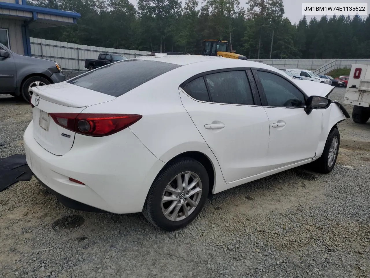 2014 Mazda 3 Grand Touring VIN: JM1BM1W74E1135622 Lot: 73372334