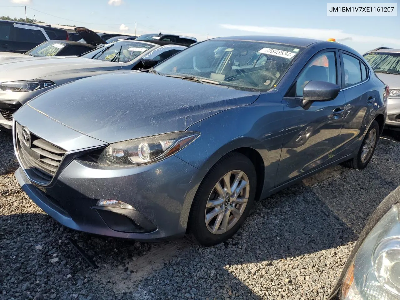 2014 Mazda 3 Touring VIN: JM1BM1V7XE1161207 Lot: 73843534