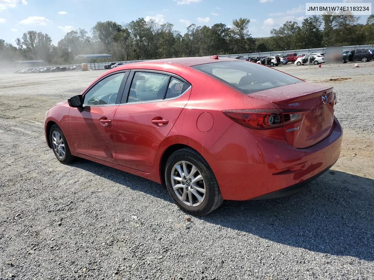 2014 Mazda 3 Grand Touring VIN: JM1BM1W74E1183234 Lot: 74532984