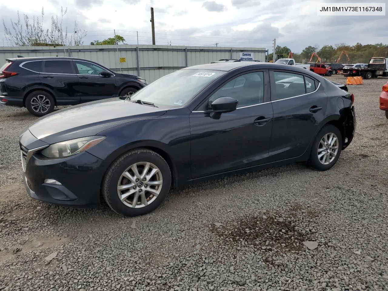 2014 Mazda 3 Touring VIN: JM1BM1V73E1167348 Lot: 74581014