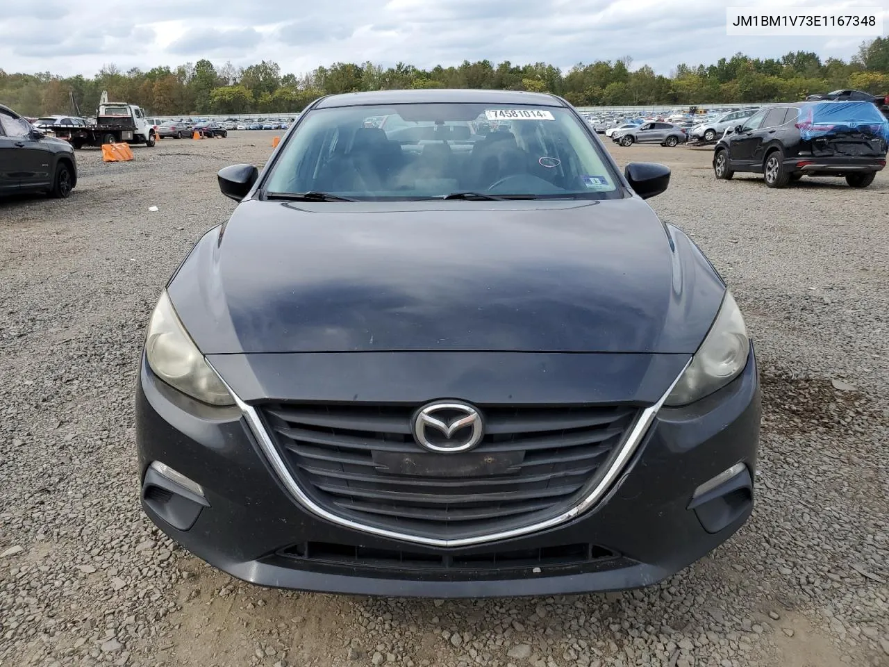 2014 Mazda 3 Touring VIN: JM1BM1V73E1167348 Lot: 74581014