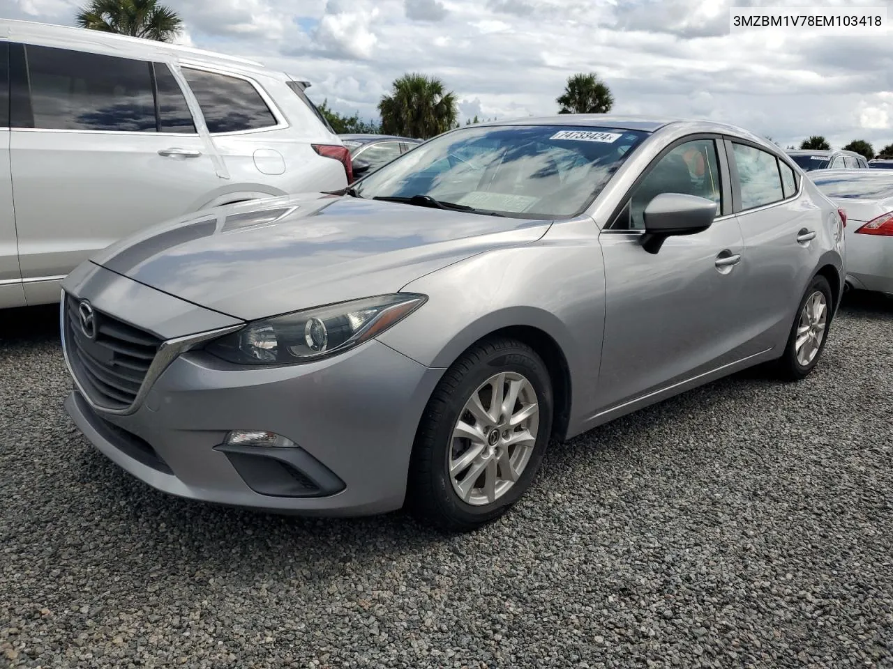 2014 Mazda 3 Touring VIN: 3MZBM1V78EM103418 Lot: 74733424