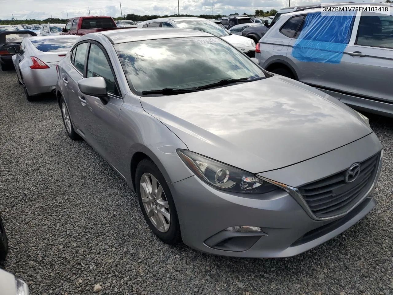 2014 Mazda 3 Touring VIN: 3MZBM1V78EM103418 Lot: 74733424