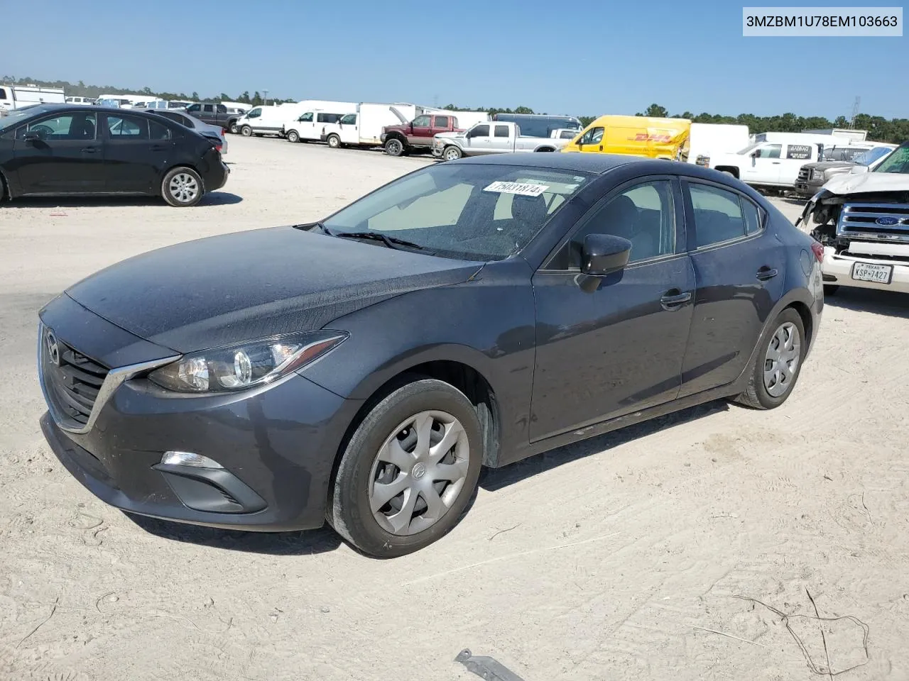 3MZBM1U78EM103663 2014 Mazda 3 Sport