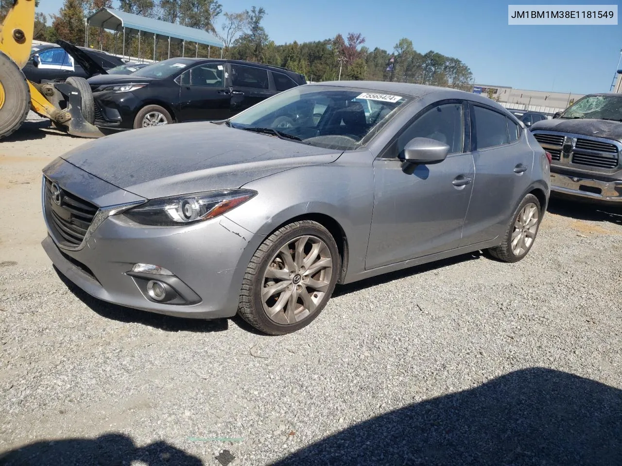 2014 Mazda 3 Grand Touring VIN: JM1BM1M38E1181549 Lot: 75565424