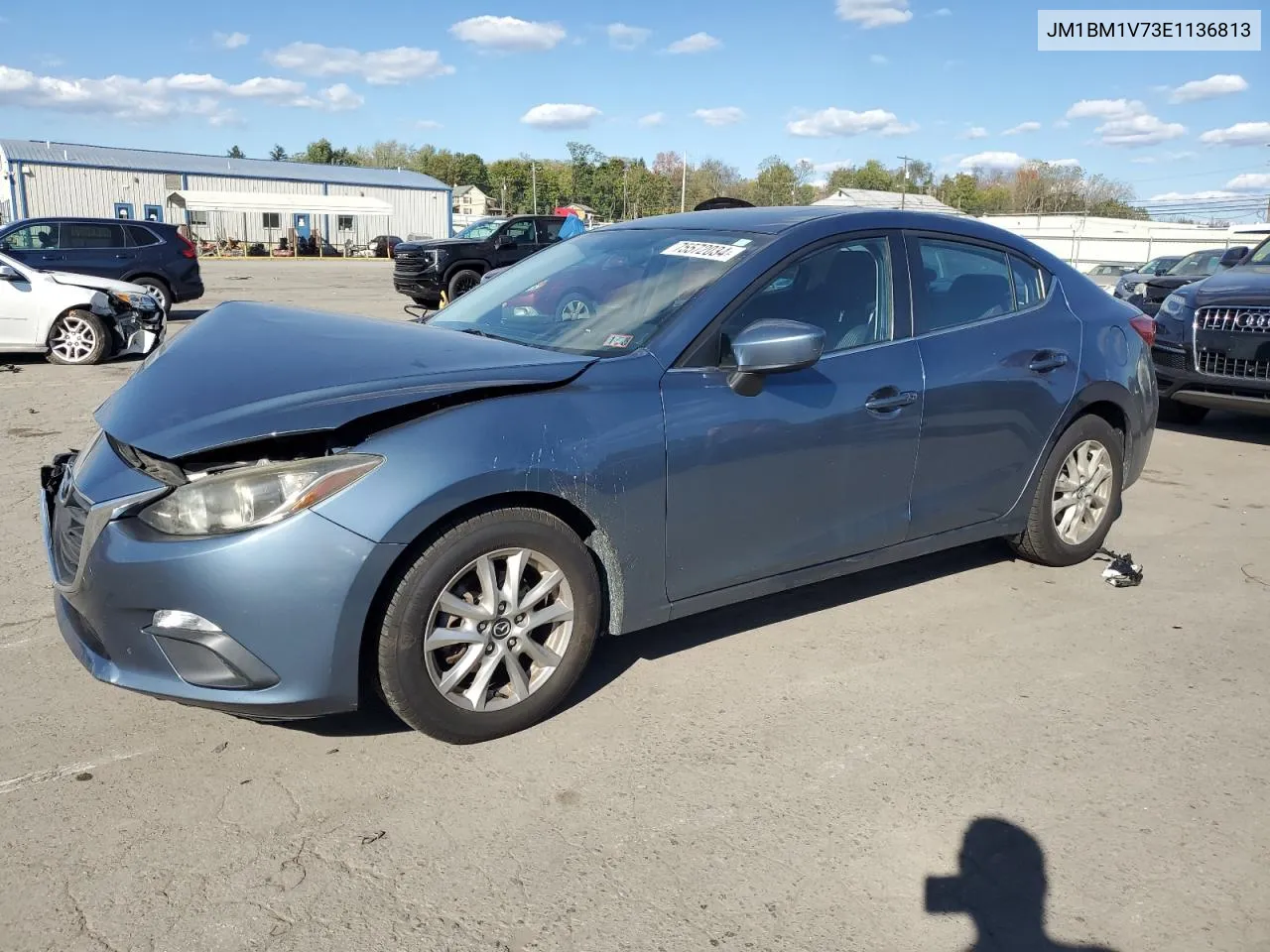 2014 Mazda 3 Touring VIN: JM1BM1V73E1136813 Lot: 75572034