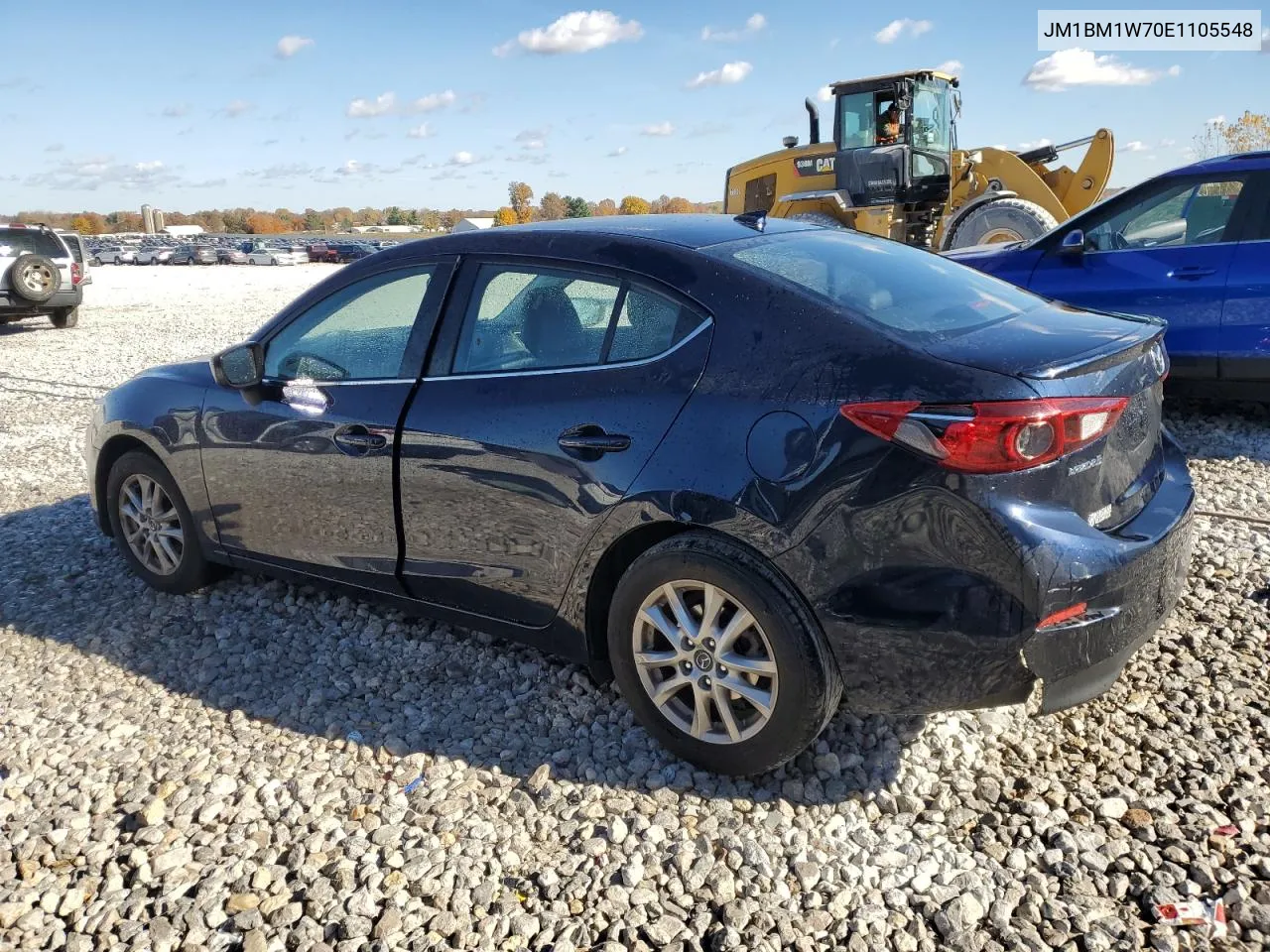 2014 Mazda 3 Grand Touring VIN: JM1BM1W70E1105548 Lot: 77679894