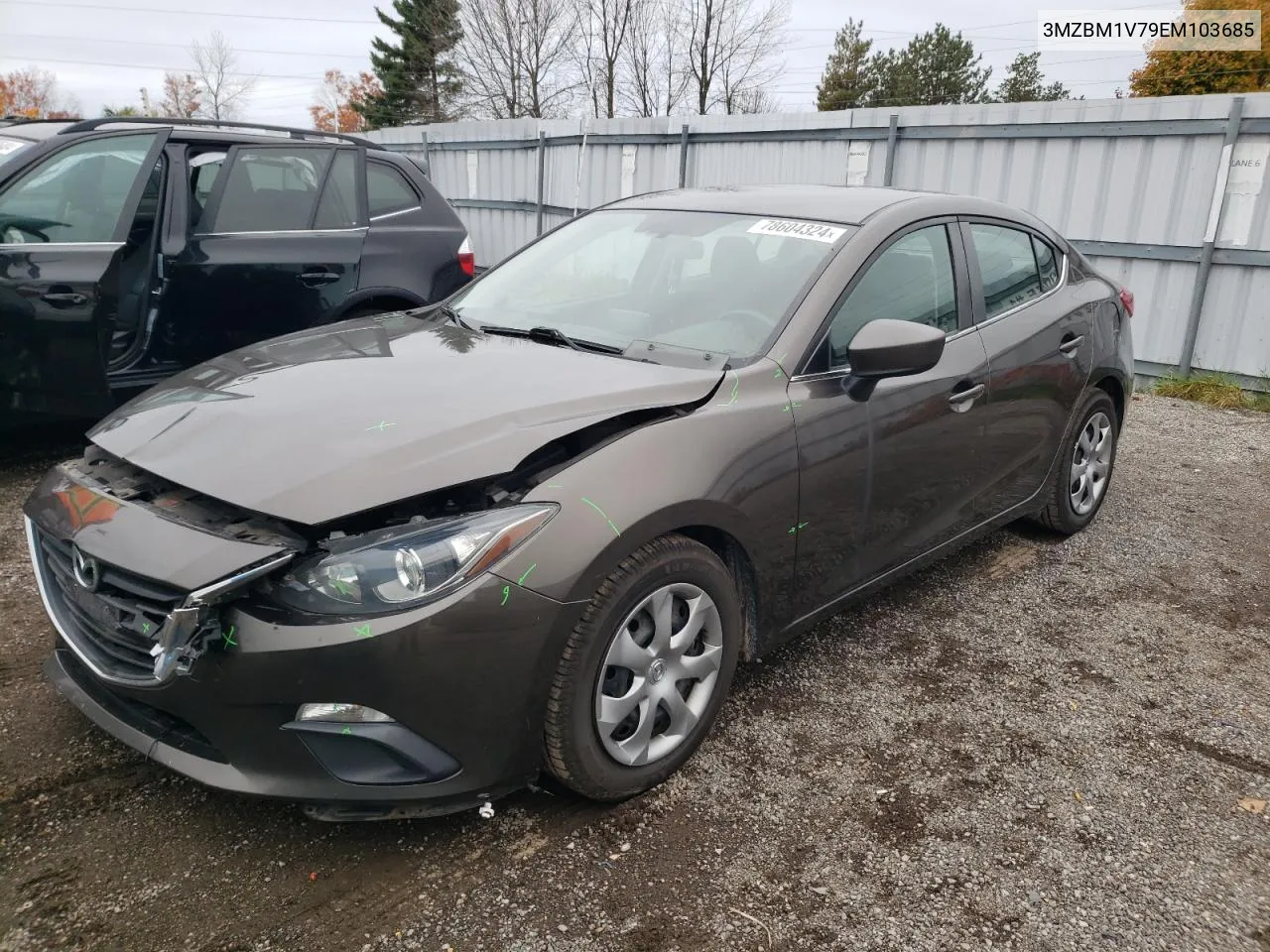 2014 Mazda 3 Touring VIN: 3MZBM1V79EM103685 Lot: 78604324