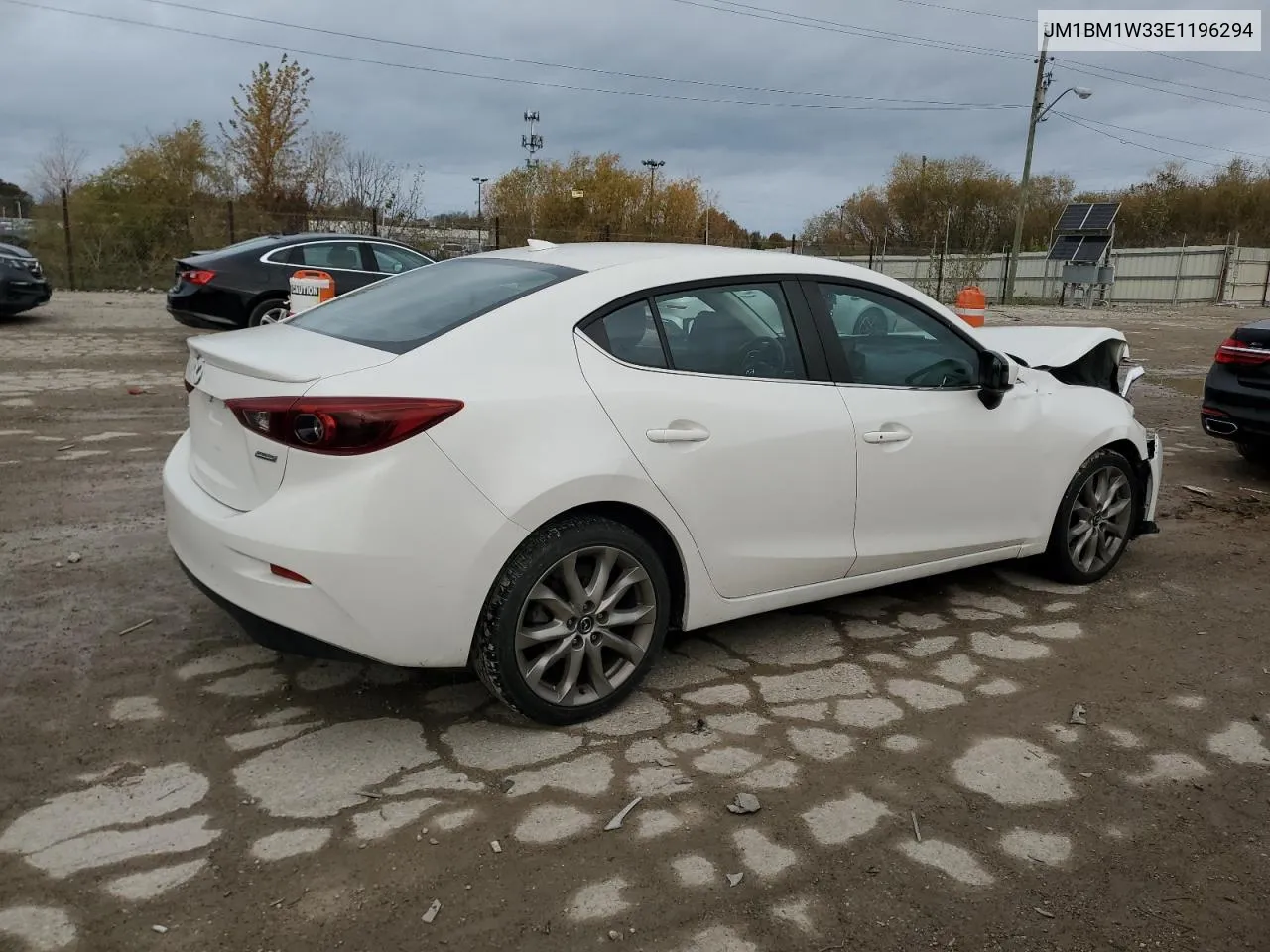 2014 Mazda 3 Grand Touring VIN: JM1BM1W33E1196294 Lot: 78977364