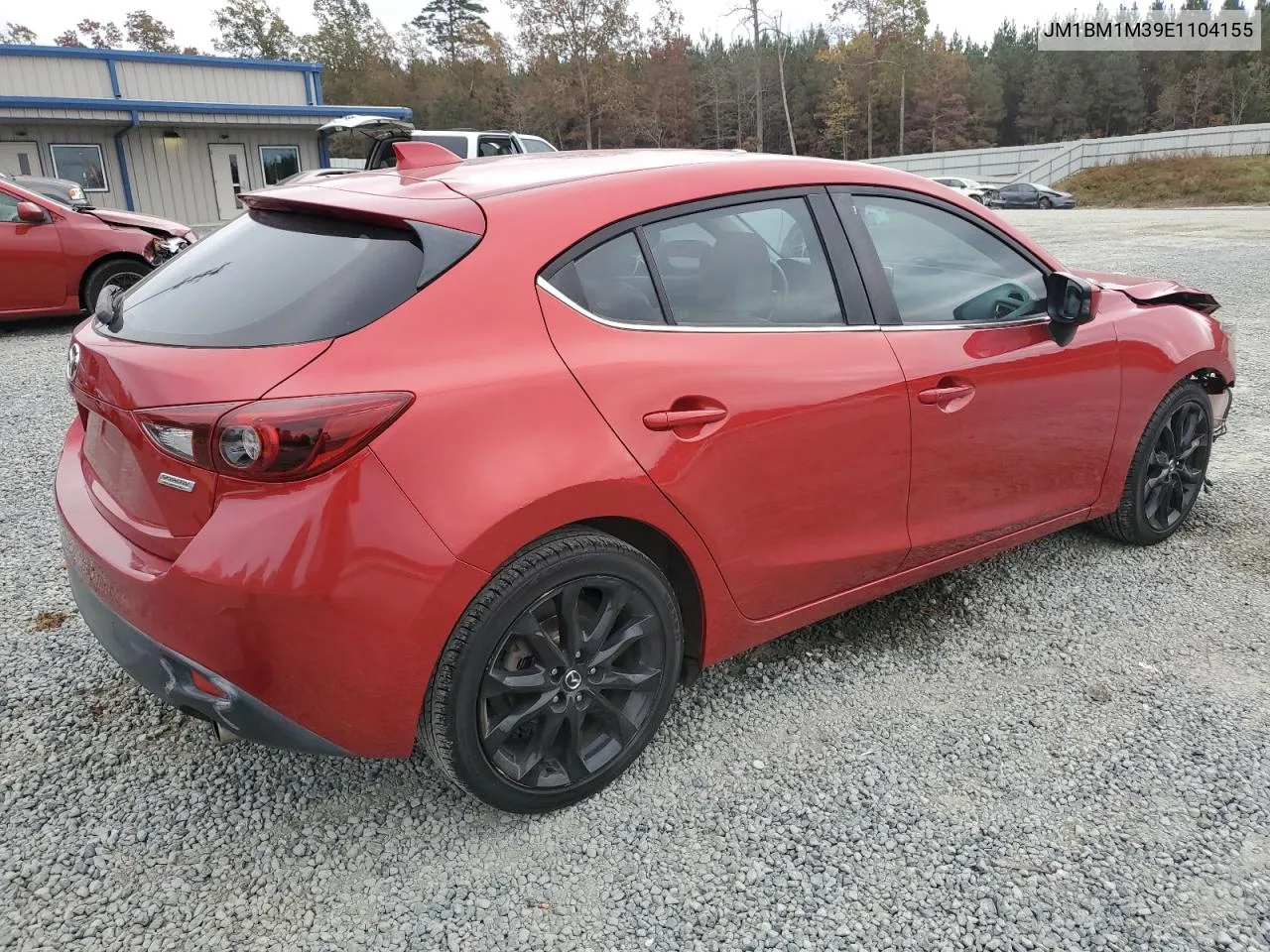 2014 Mazda 3 Grand Touring VIN: JM1BM1M39E1104155 Lot: 79827404