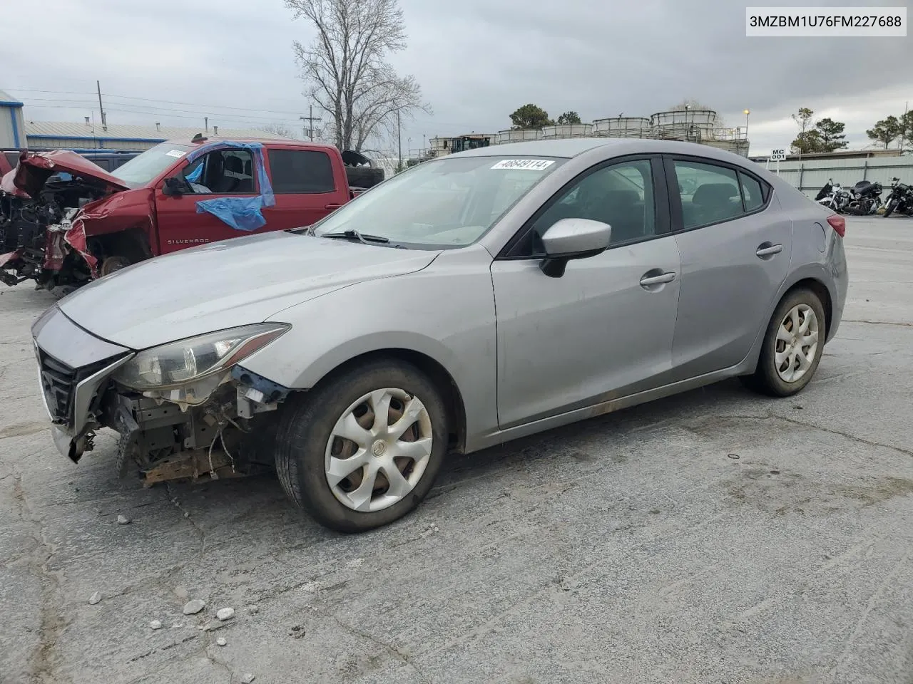 3MZBM1U76FM227688 2015 Mazda 3 Sport