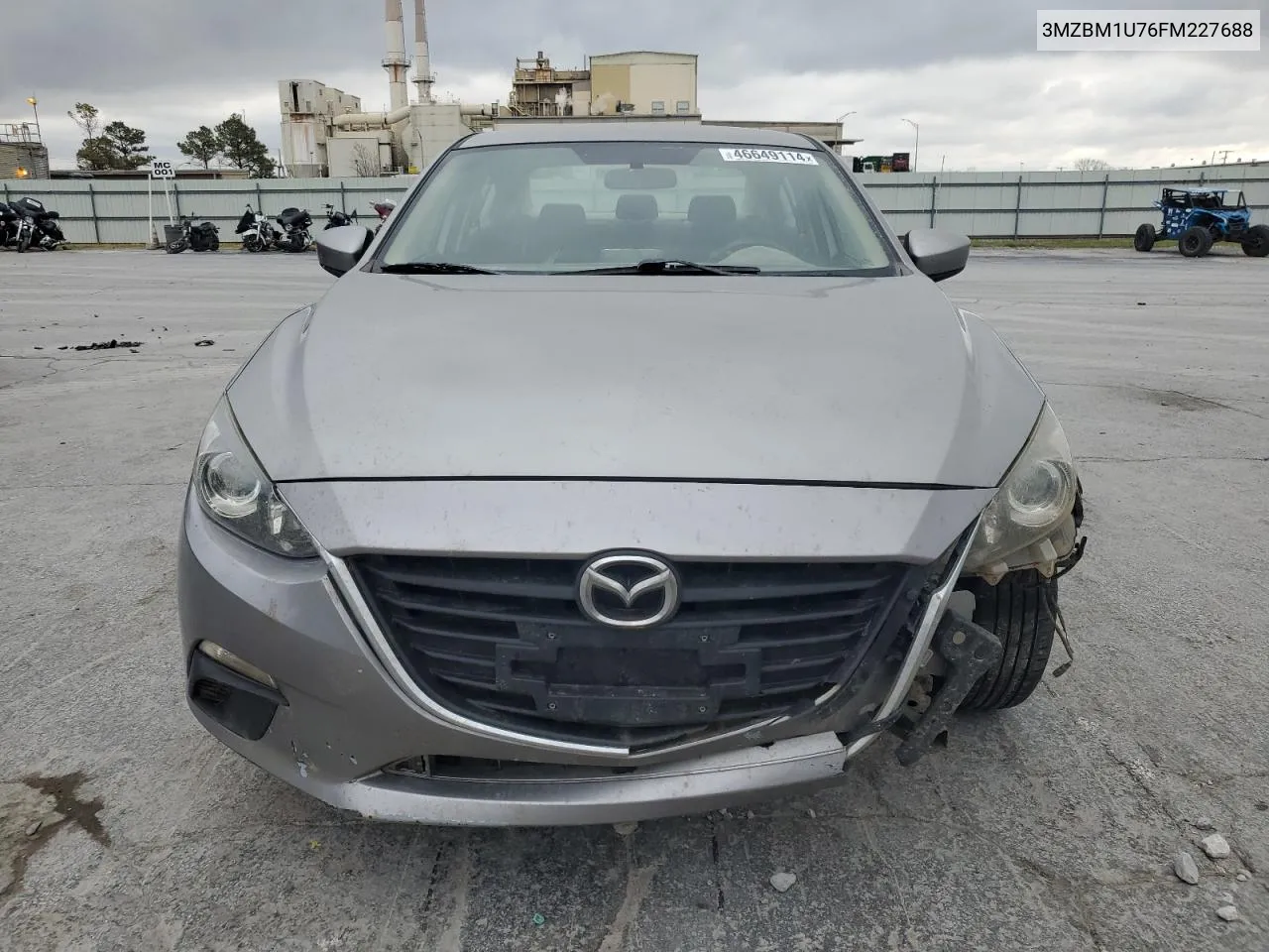 2015 Mazda 3 Sport VIN: 3MZBM1U76FM227688 Lot: 46649114