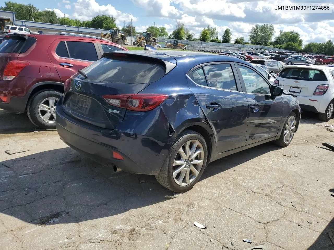 2015 Mazda 3 Grand Touring VIN: JM1BM1M39F1274856 Lot: 54614164