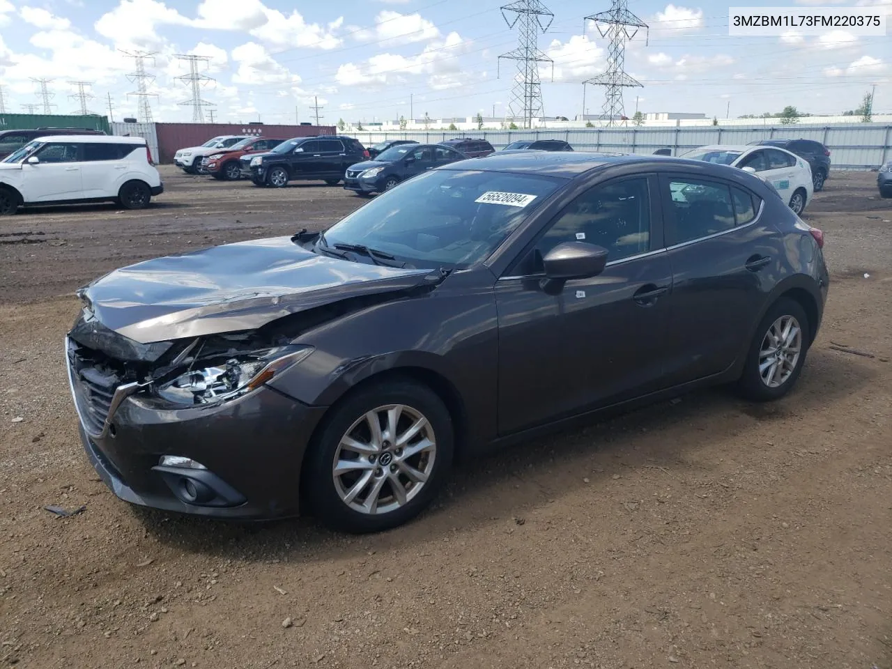 3MZBM1L73FM220375 2015 Mazda 3 Touring