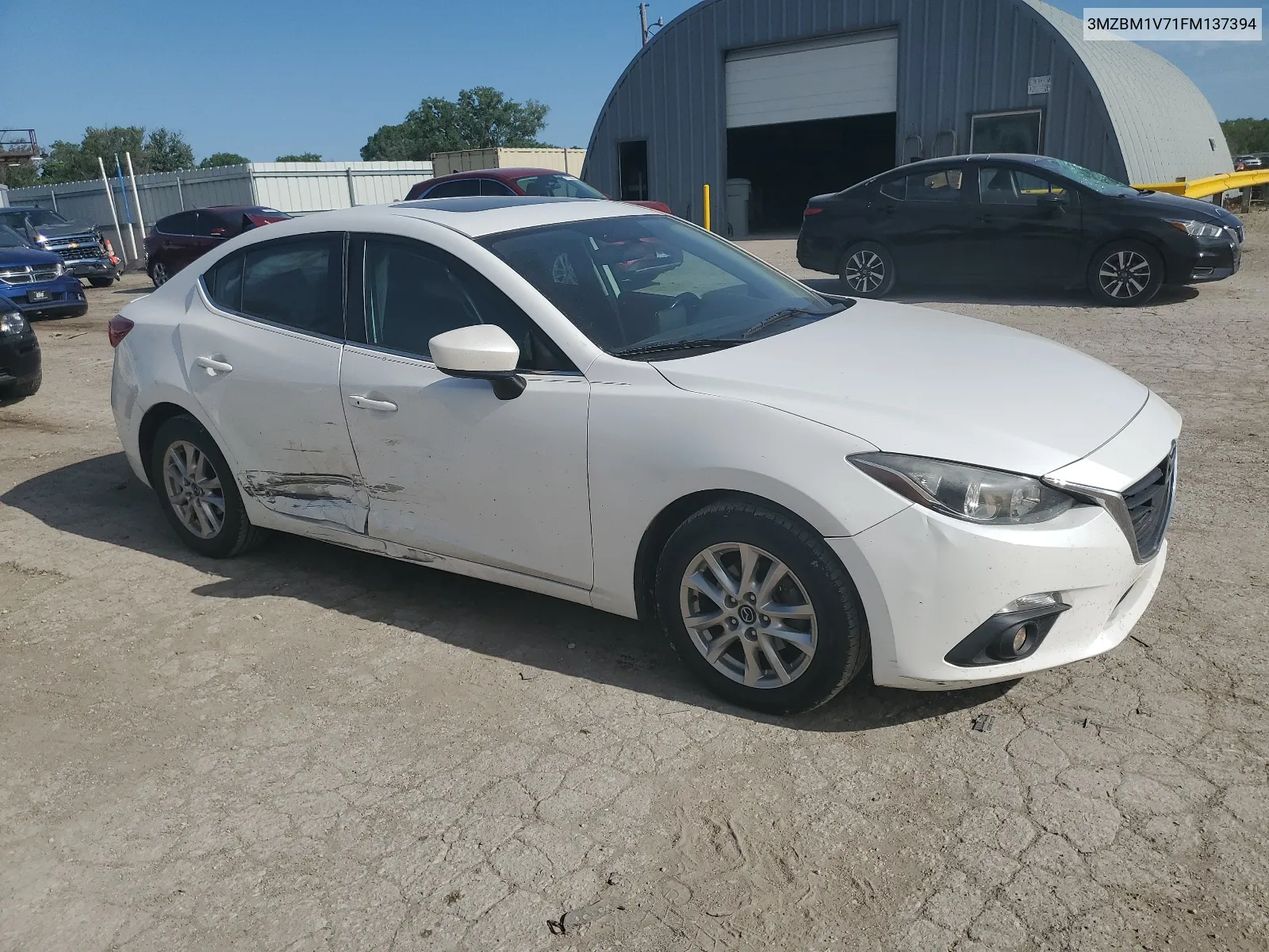 2015 Mazda 3 Touring VIN: 3MZBM1V71FM137394 Lot: 57395054