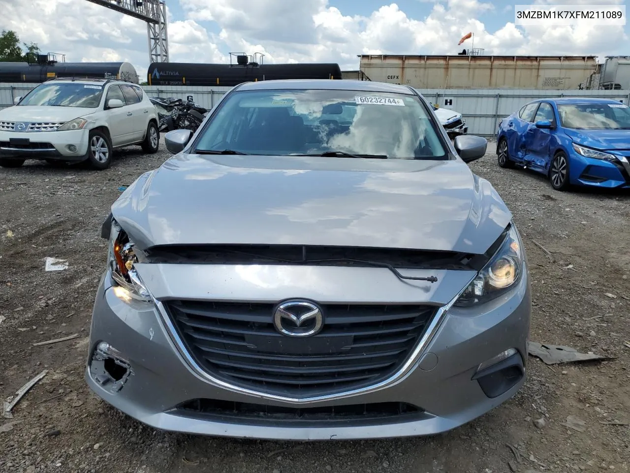 2015 Mazda 3 Sport VIN: 3MZBM1K7XFM211089 Lot: 60232744