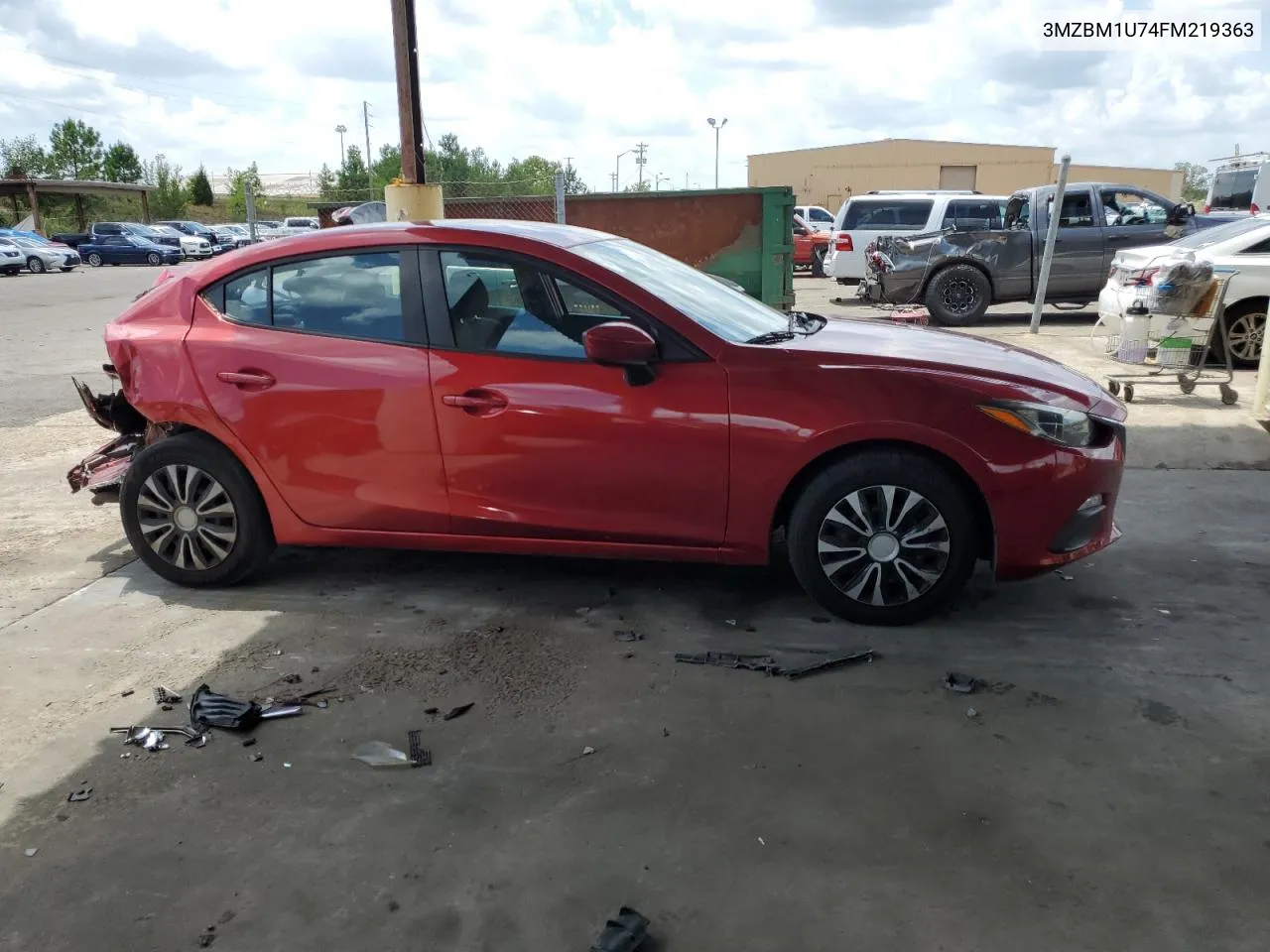 2015 Mazda 3 Sport VIN: 3MZBM1U74FM219363 Lot: 63750274