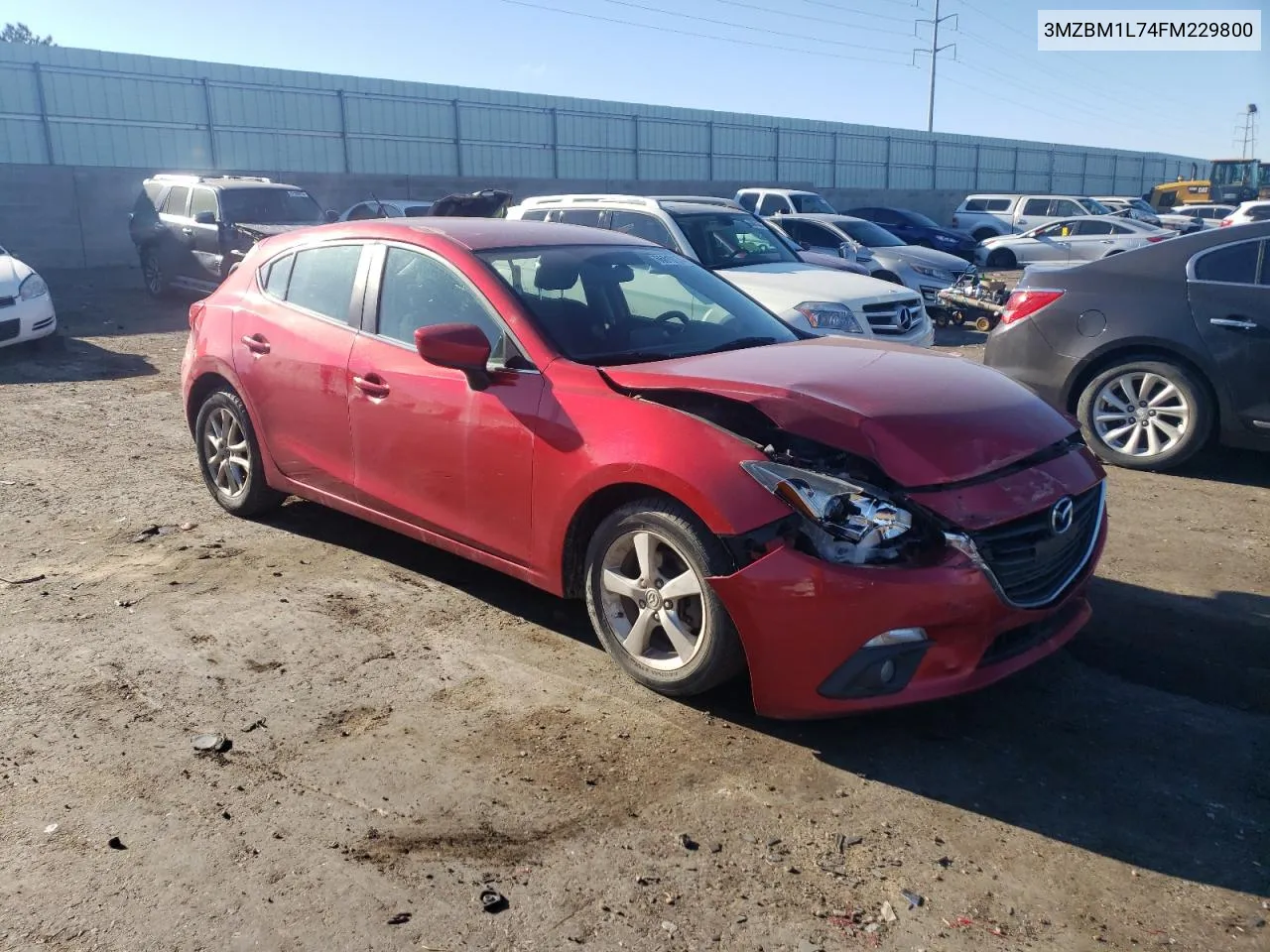 2015 Mazda 3 Touring VIN: 3MZBM1L74FM229800 Lot: 66819174