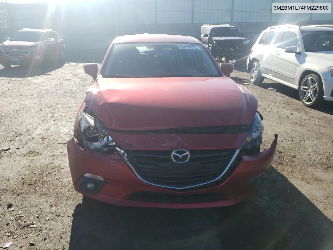 2015 Mazda 3 Touring VIN: 3MZBM1L74FM229800 Lot: 66819174