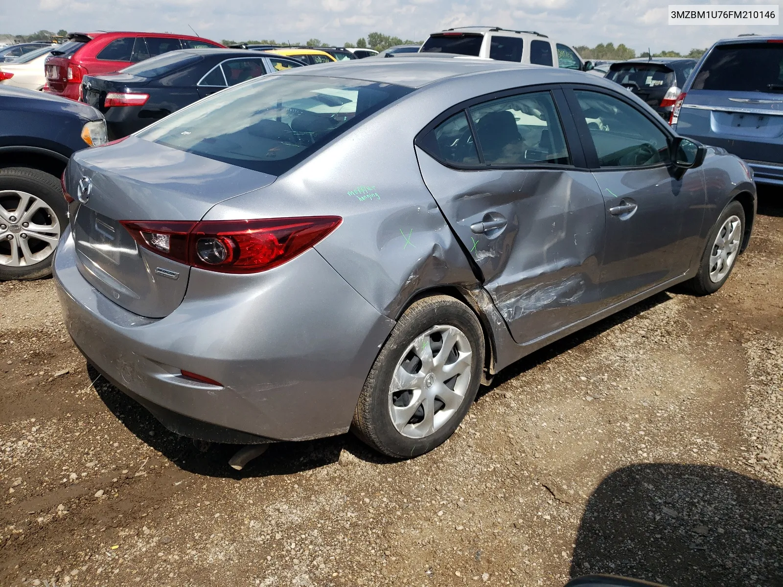 2015 Mazda 3 Sport VIN: 3MZBM1U76FM210146 Lot: 67610034