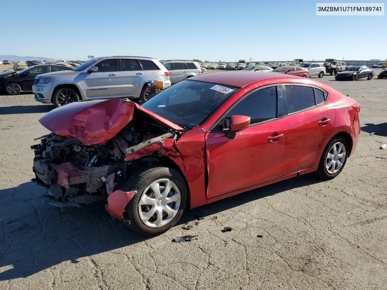 2015 Mazda 3 Sport VIN: 3MZBM1U71FM189741 Lot: 67772064