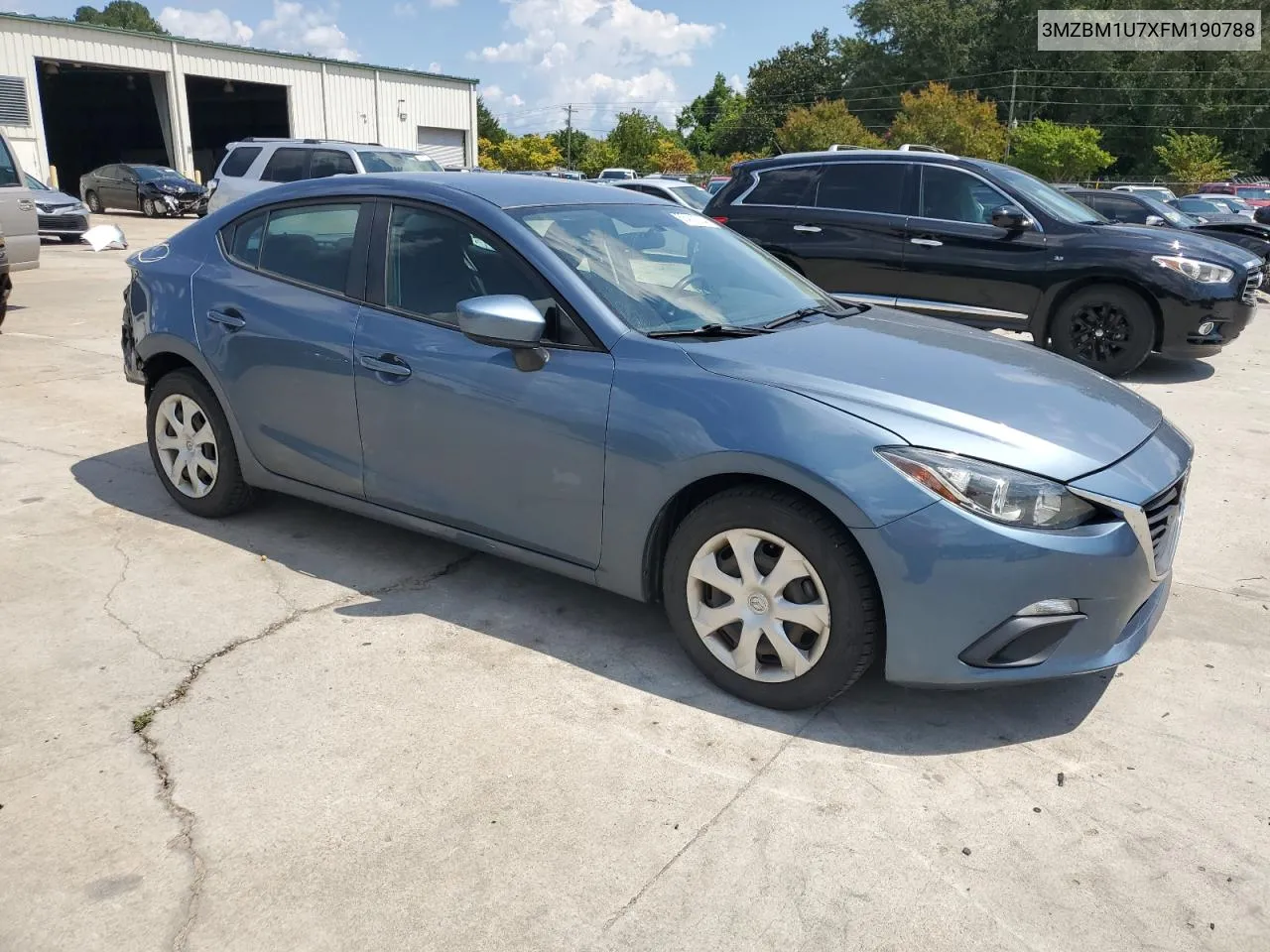 3MZBM1U7XFM190788 2015 Mazda 3 Sport