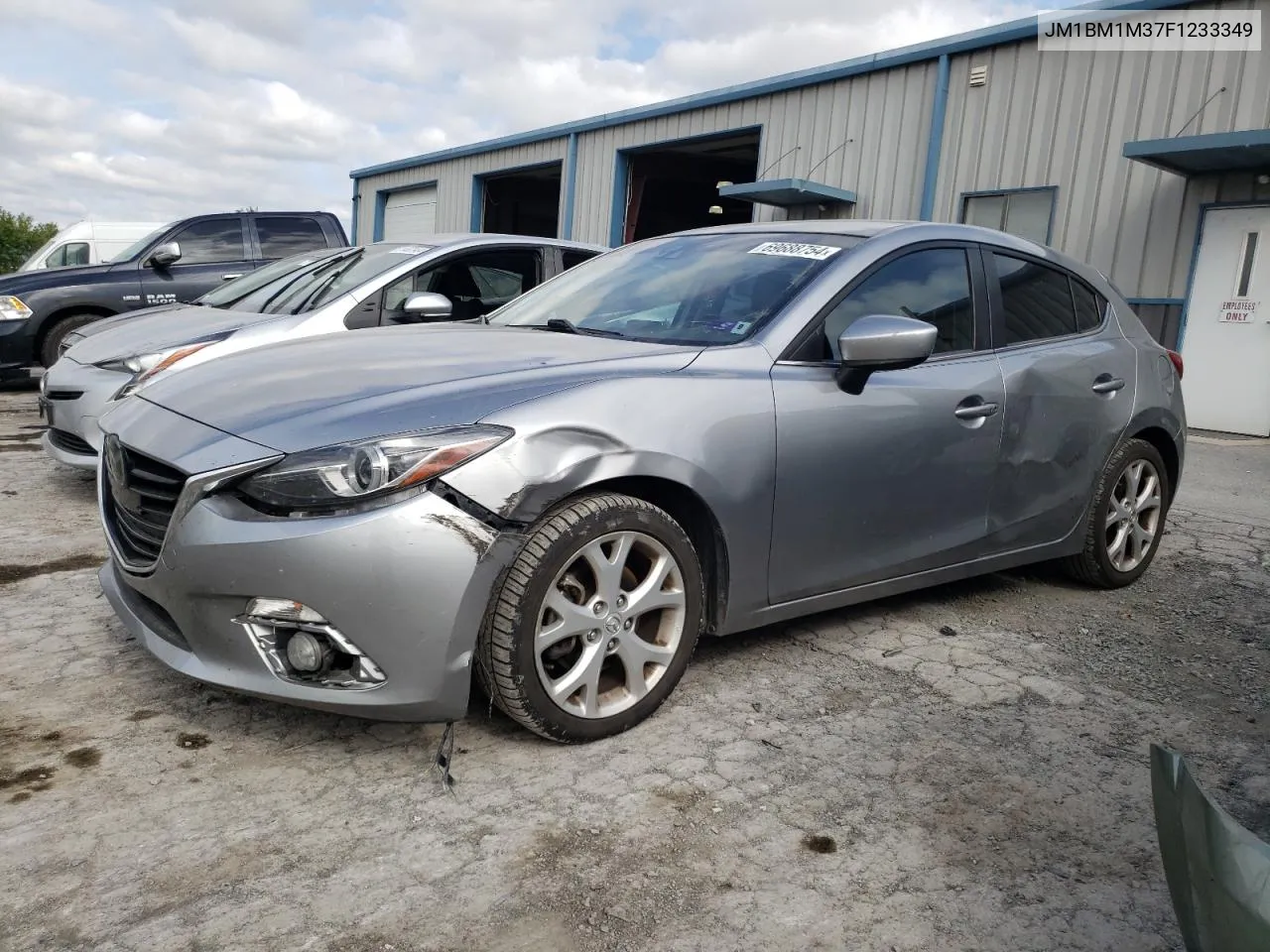 2015 Mazda 3 Grand Touring VIN: JM1BM1M37F1233349 Lot: 69688754