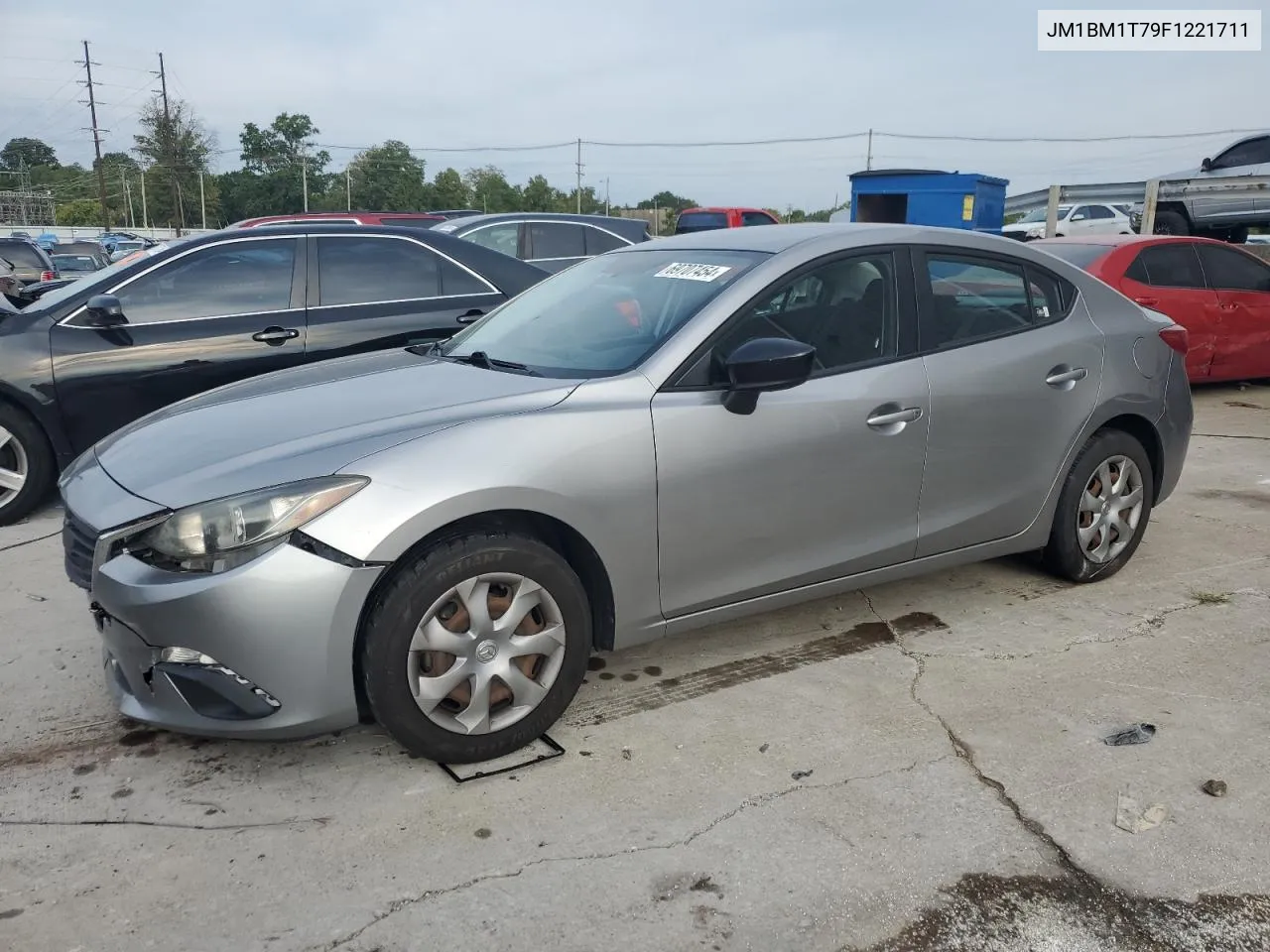 2015 Mazda 3 Sv VIN: JM1BM1T79F1221711 Lot: 69707454