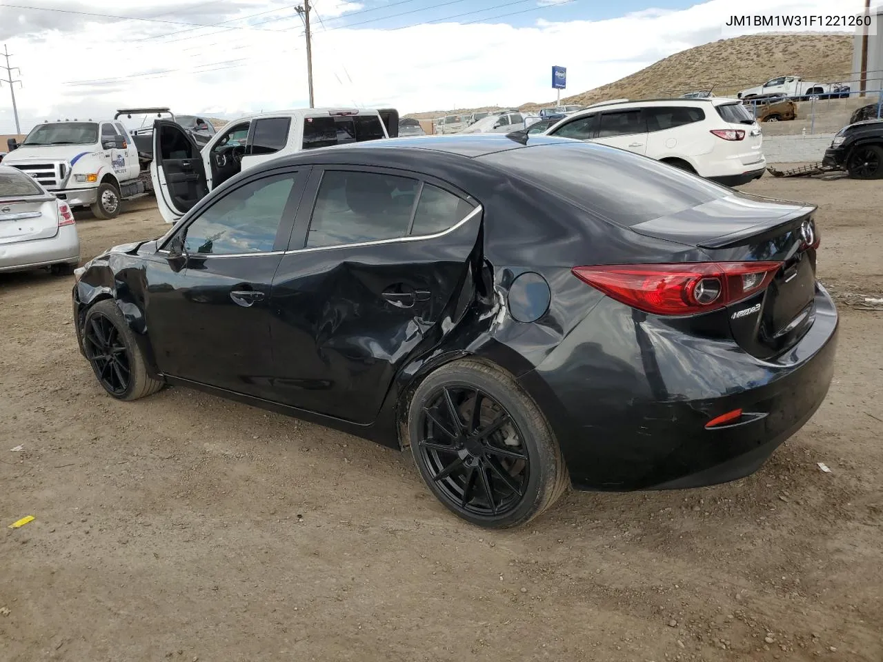 2015 Mazda 3 Grand Touring VIN: JM1BM1W31F1221260 Lot: 70345384