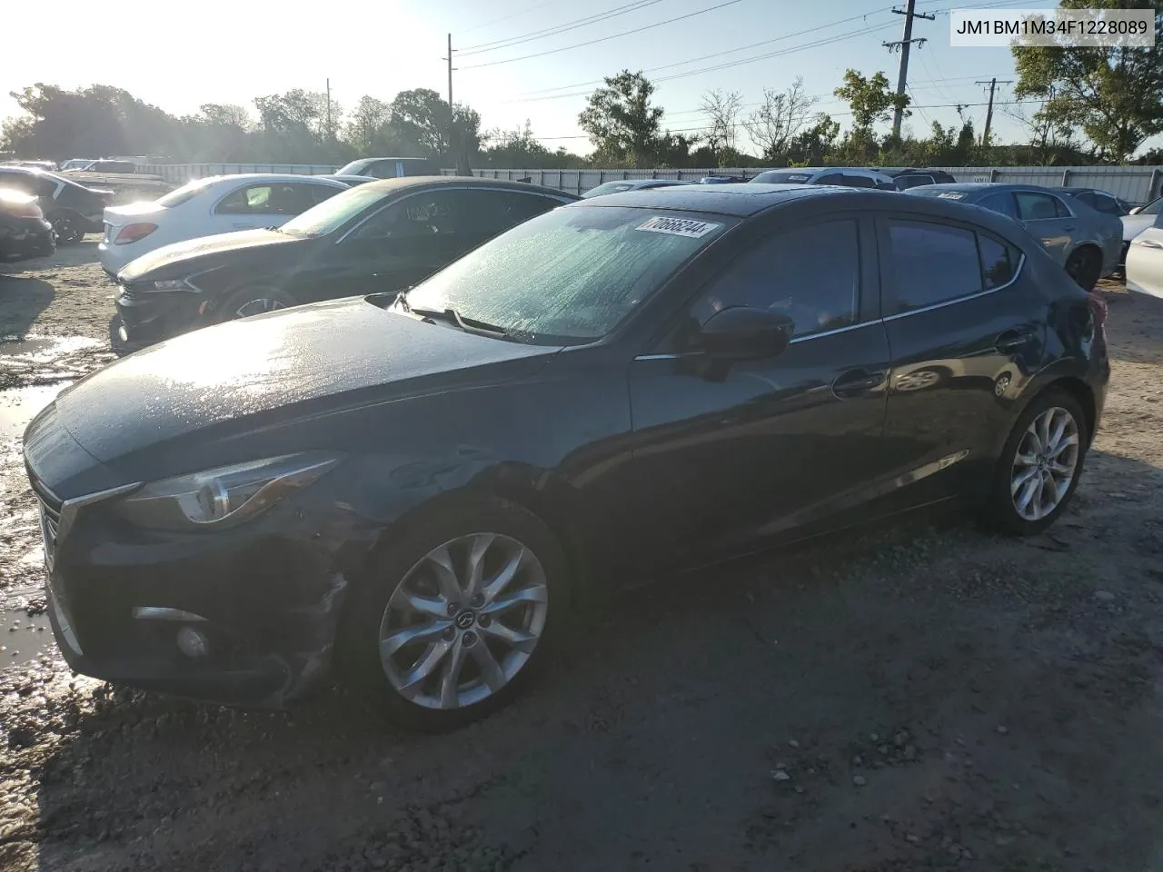 2015 Mazda 3 Grand Touring VIN: JM1BM1M34F1228089 Lot: 70666244