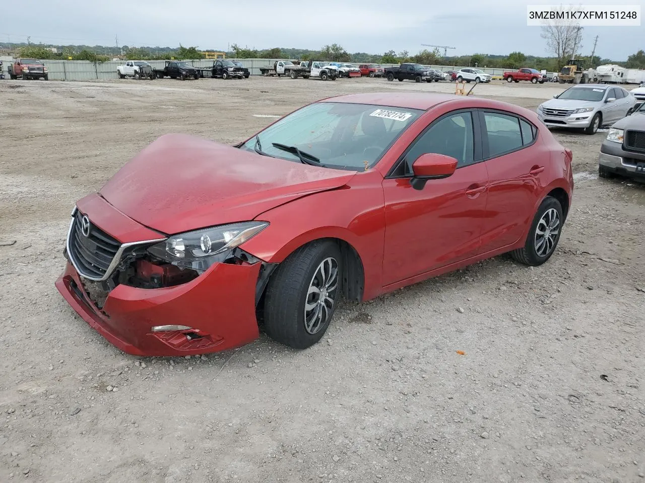 3MZBM1K7XFM151248 2015 Mazda 3 Sport