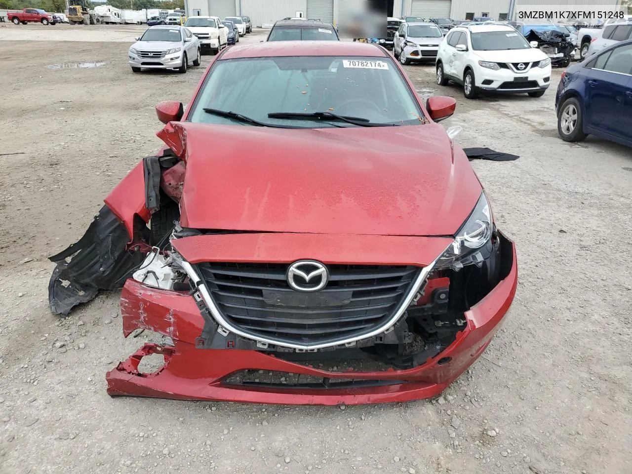 3MZBM1K7XFM151248 2015 Mazda 3 Sport