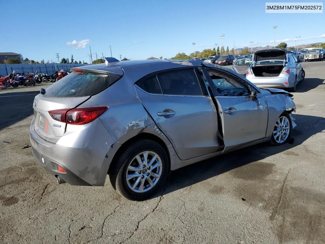 2015 Mazda 3 Grand Touring VIN: 3MZBM1M75FM202572 Lot: 71281174