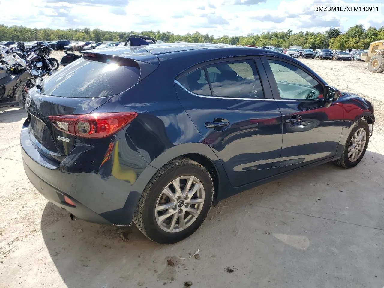 3MZBM1L7XFM143911 2015 Mazda 3 Touring