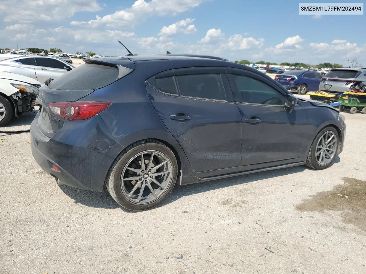 2015 Mazda 3 Touring VIN: 3MZBM1L79FM202494 Lot: 71491274