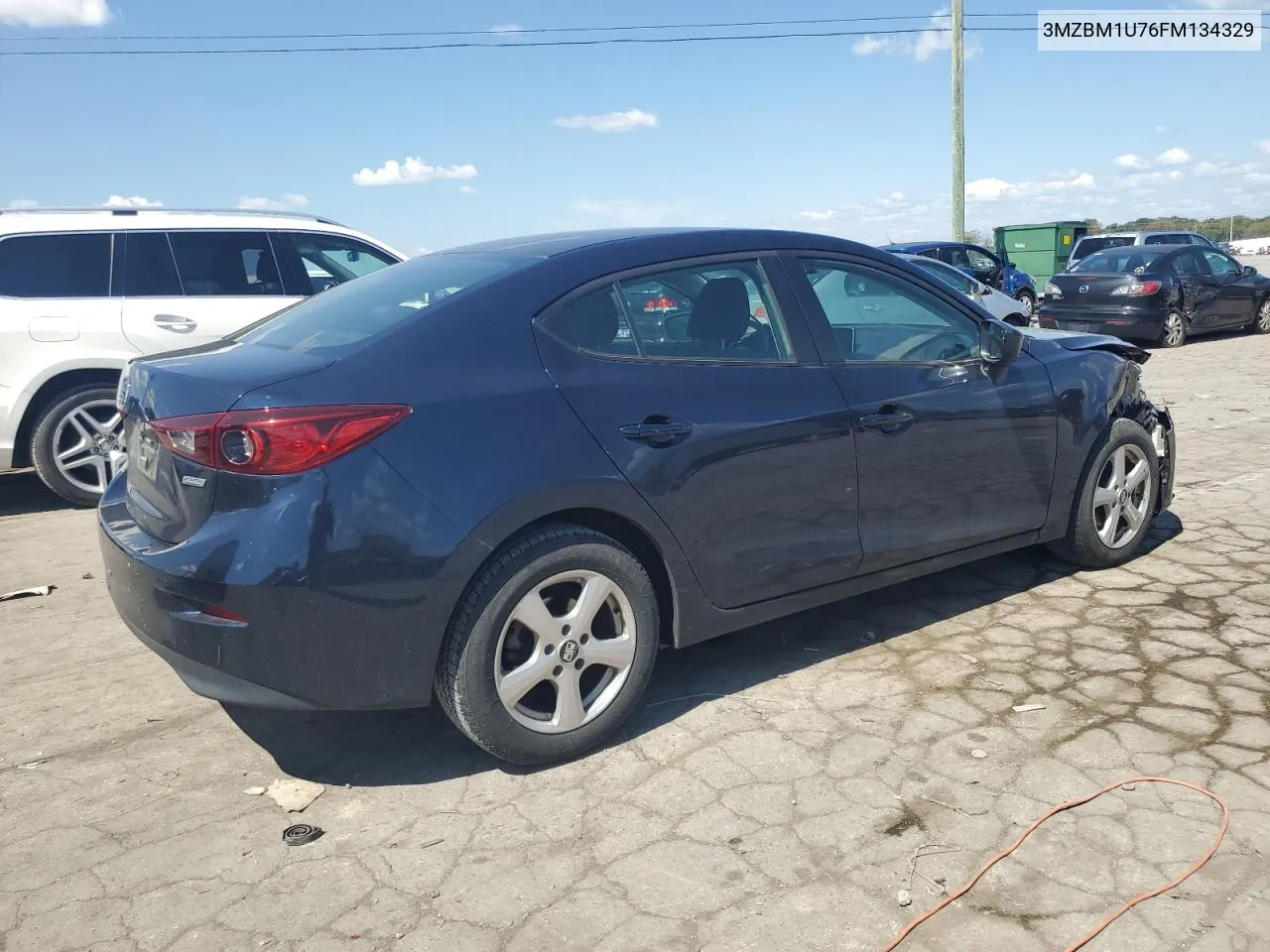 2015 Mazda 3 Sport VIN: 3MZBM1U76FM134329 Lot: 71703474