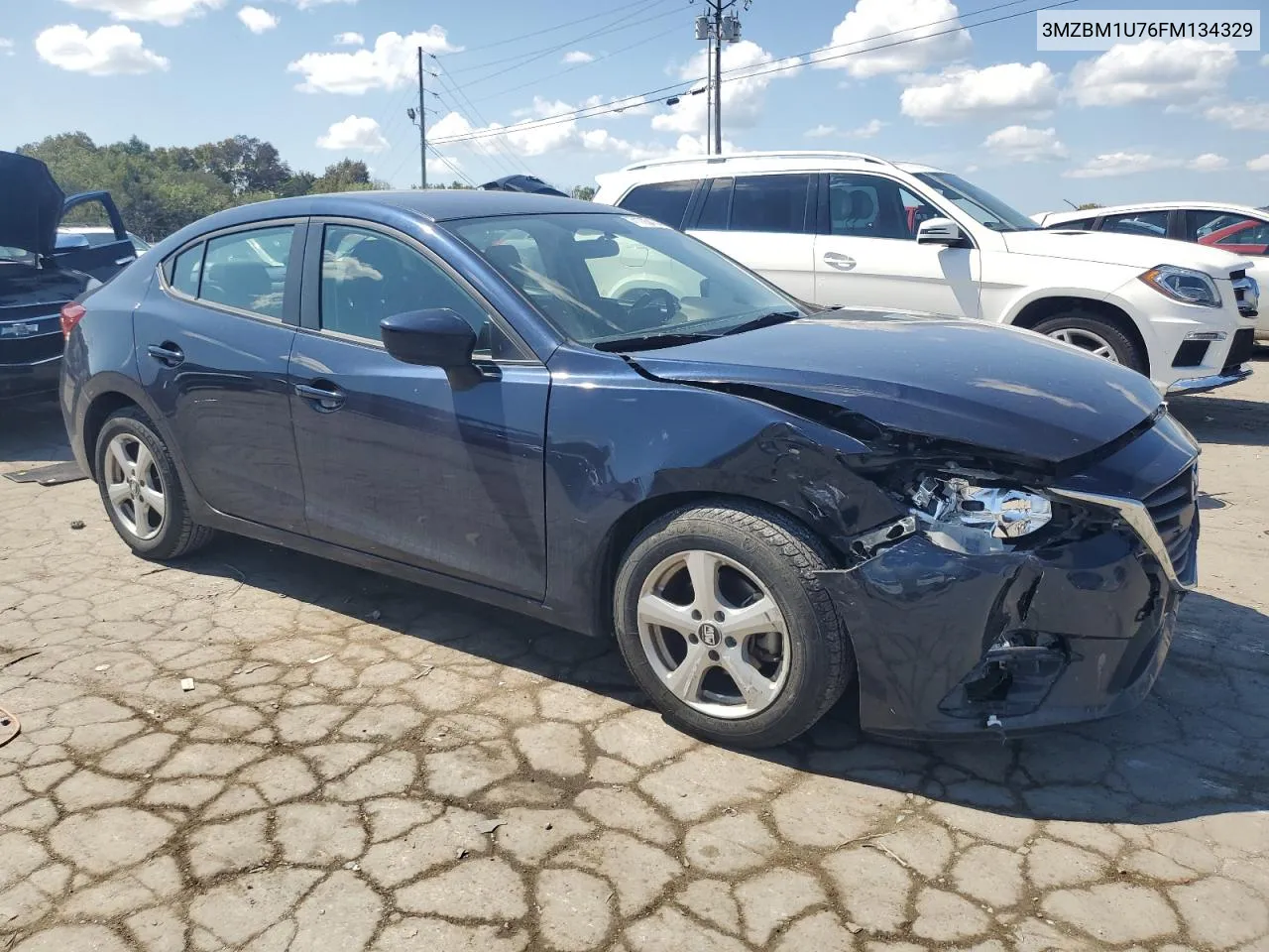 2015 Mazda 3 Sport VIN: 3MZBM1U76FM134329 Lot: 71703474