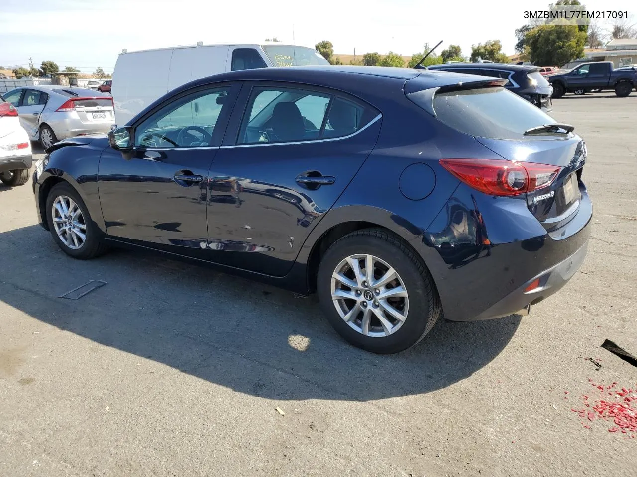 2015 Mazda 3 Touring VIN: 3MZBM1L77FM217091 Lot: 71744884