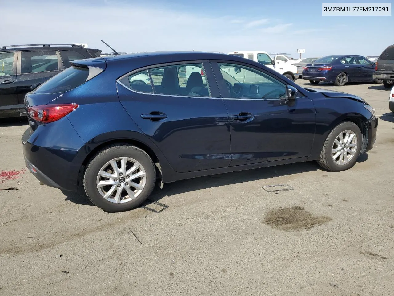 2015 Mazda 3 Touring VIN: 3MZBM1L77FM217091 Lot: 71744884