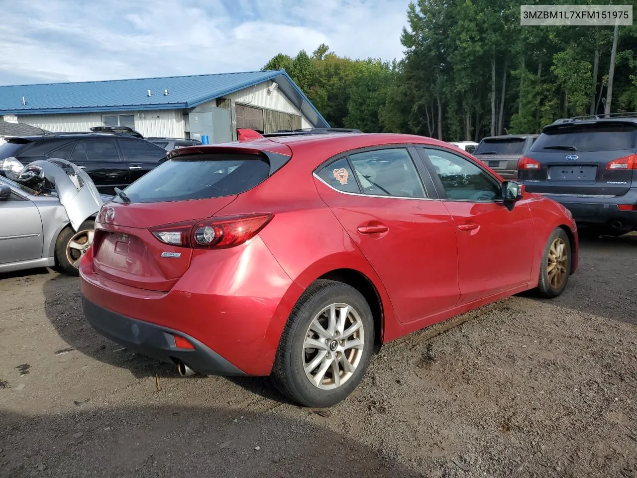 2015 Mazda 3 Touring VIN: 3MZBM1L7XFM151975 Lot: 72318524