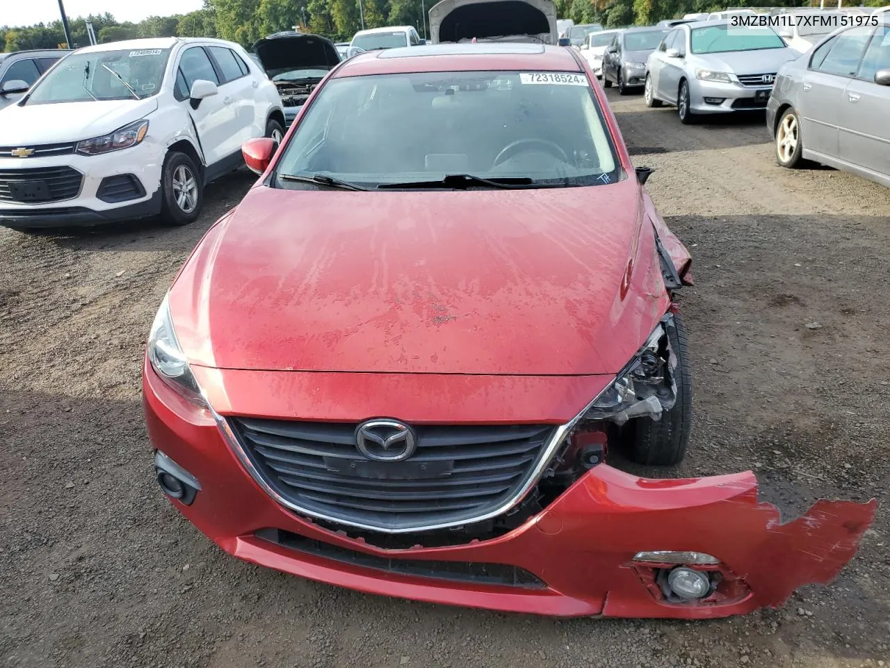 3MZBM1L7XFM151975 2015 Mazda 3 Touring