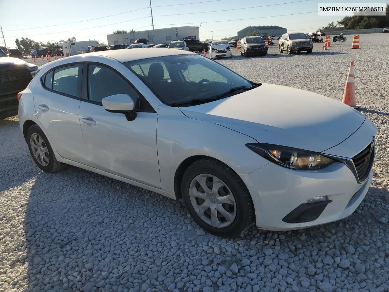 2015 Mazda 3 Sport VIN: 3MZBM1K76FM216581 Lot: 72463624