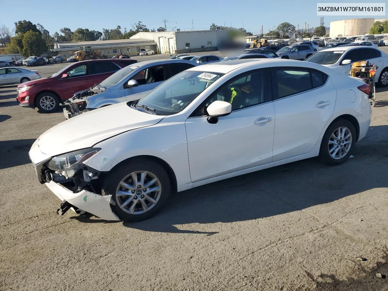 2015 Mazda 3 Grand Touring VIN: 3MZBM1W70FM161801 Lot: 72845964