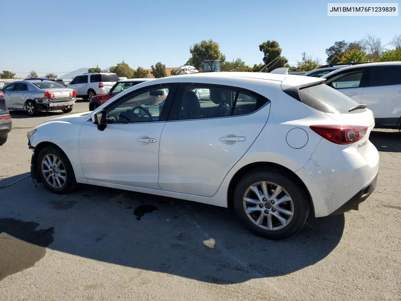 2015 Mazda 3 Grand Touring VIN: JM1BM1M76F1239839 Lot: 73150544