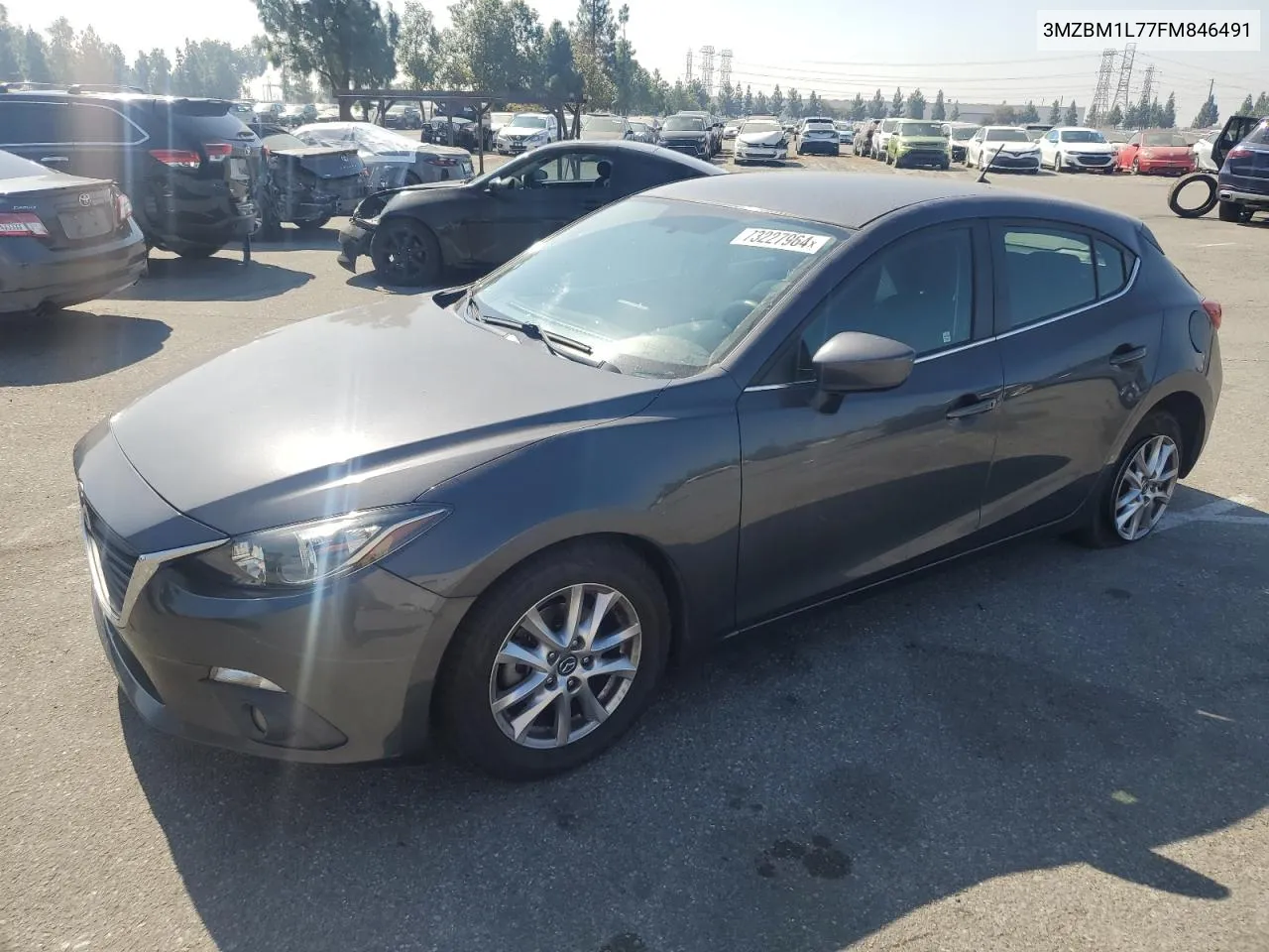 2015 Mazda 3 Touring VIN: 3MZBM1L77FM846491 Lot: 73227964