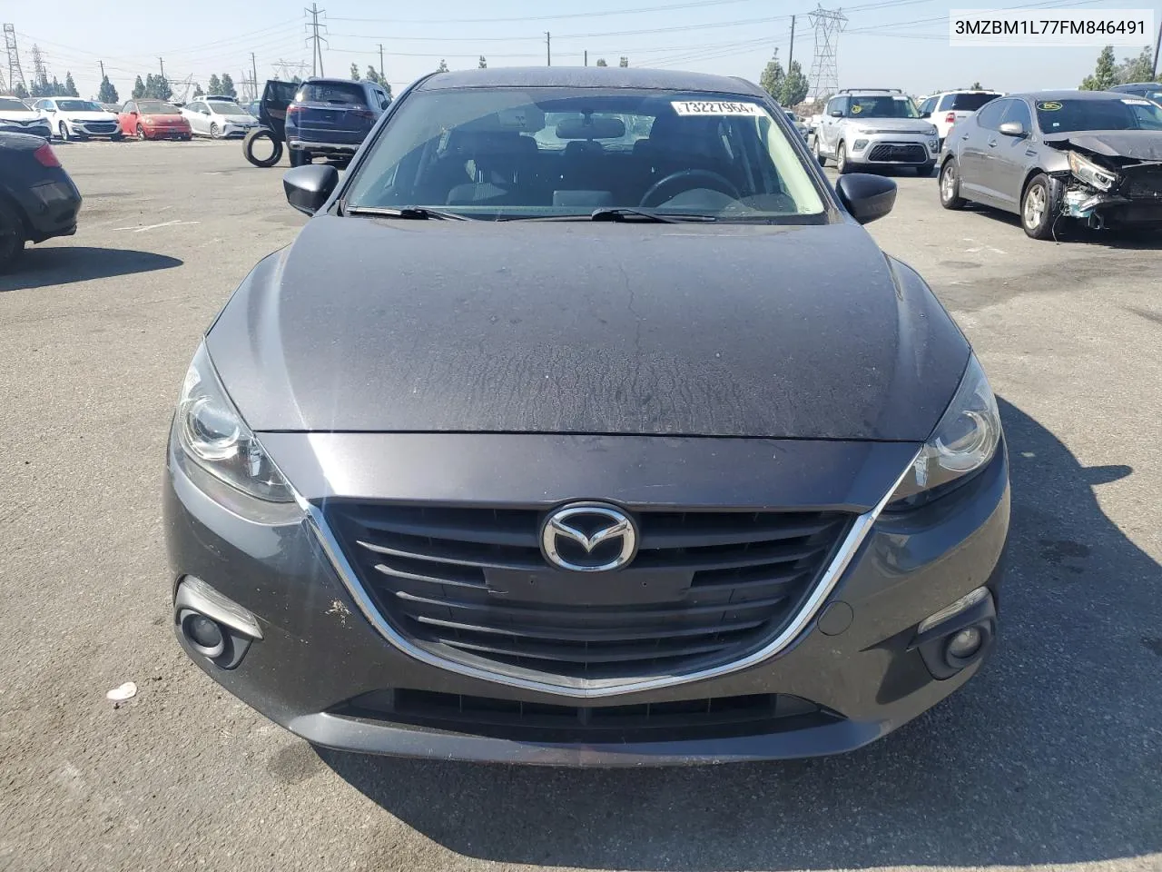 2015 Mazda 3 Touring VIN: 3MZBM1L77FM846491 Lot: 73227964