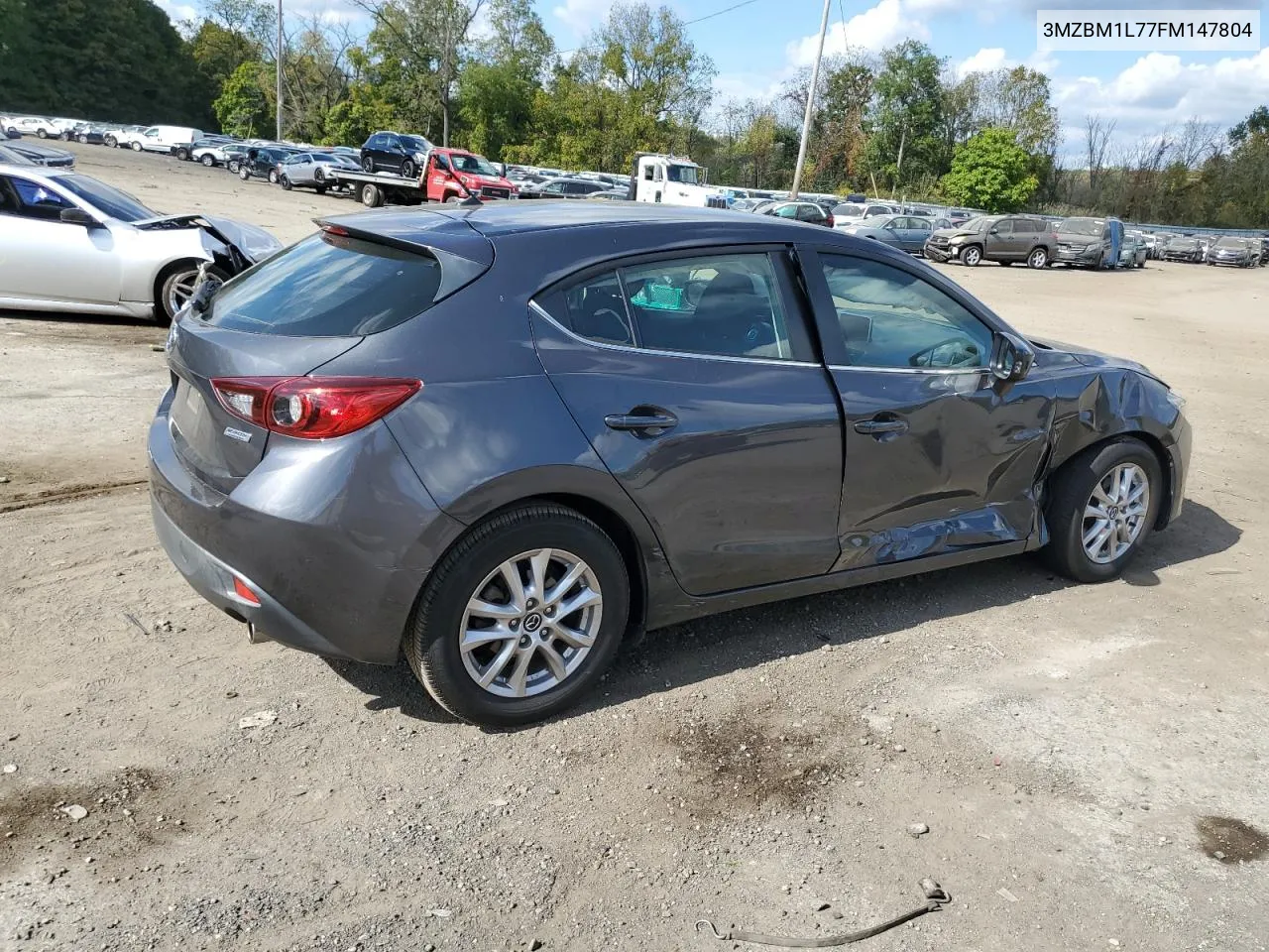 2015 Mazda 3 Touring VIN: 3MZBM1L77FM147804 Lot: 73893774