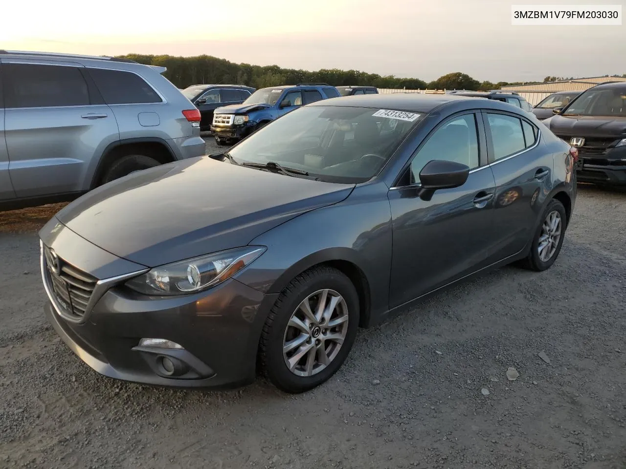 2015 Mazda 3 Touring VIN: 3MZBM1V79FM203030 Lot: 74313254